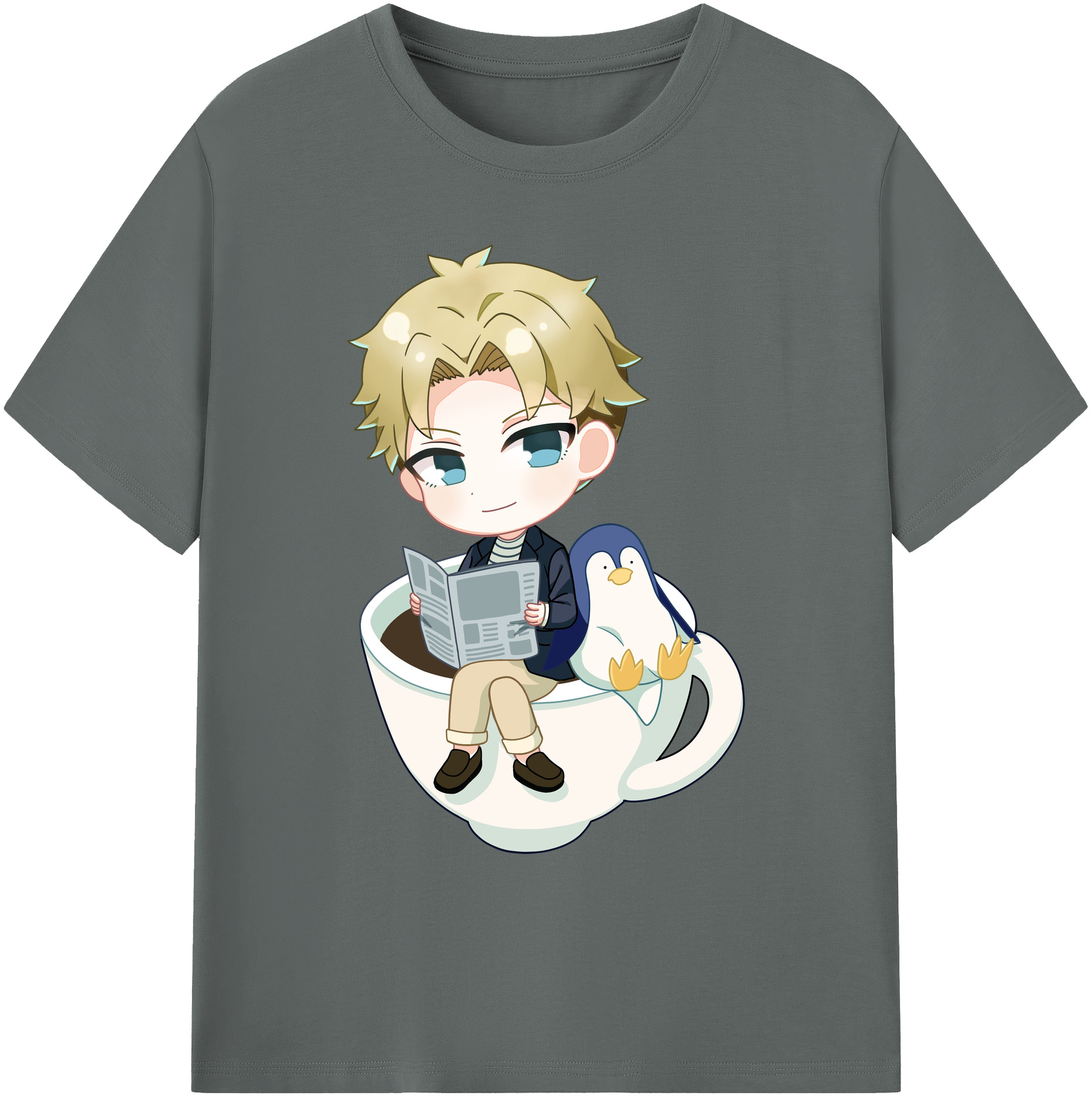 （画像用） SPY×FAMILY间谍家家酒 綿100％ メンズ半袖Tシャツ｜肌触りやわらか＆通気性